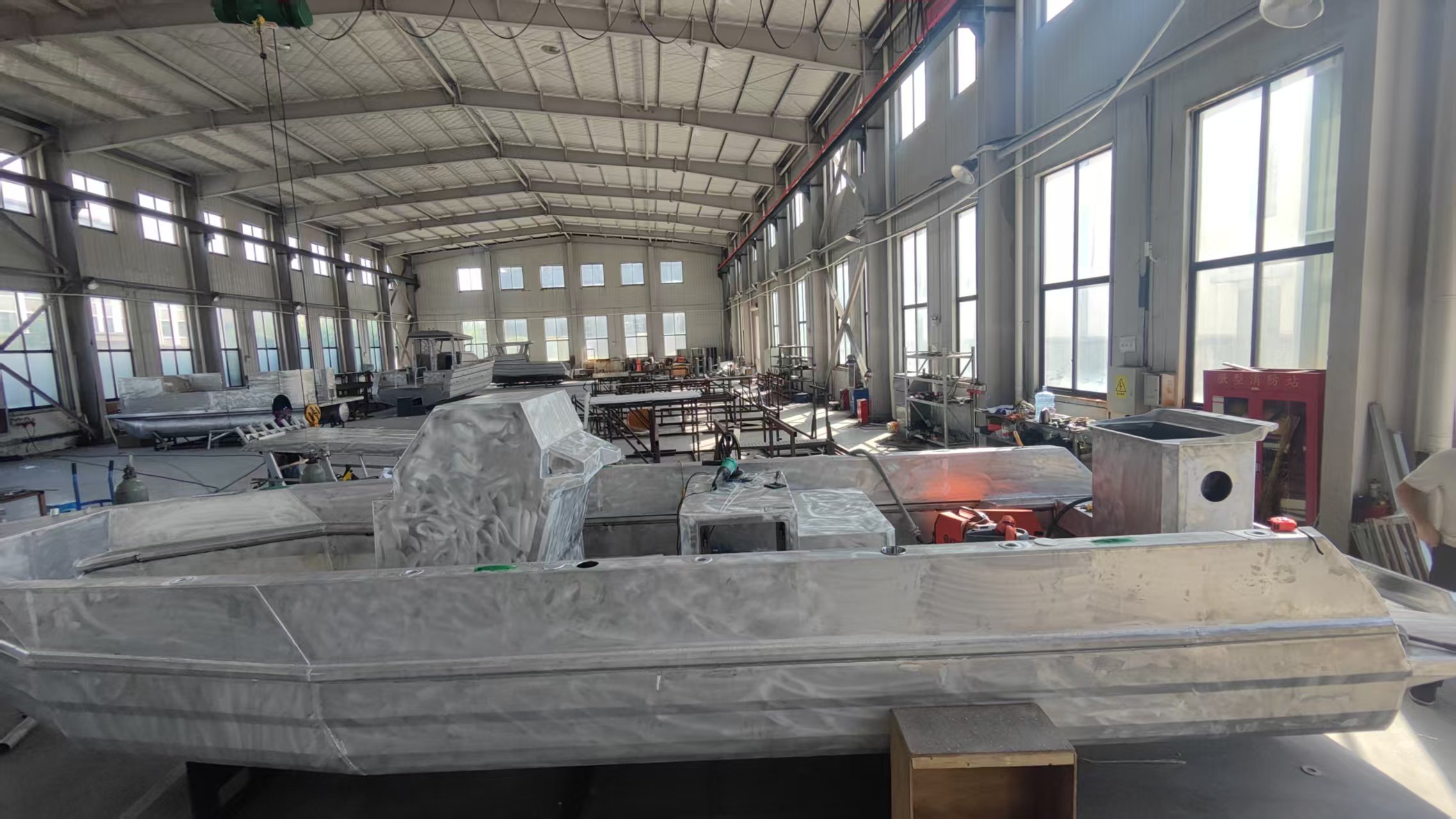 Hunter 28 Aluminum Hull Construction - Marine Grade 5083 Aluminum Boat Building